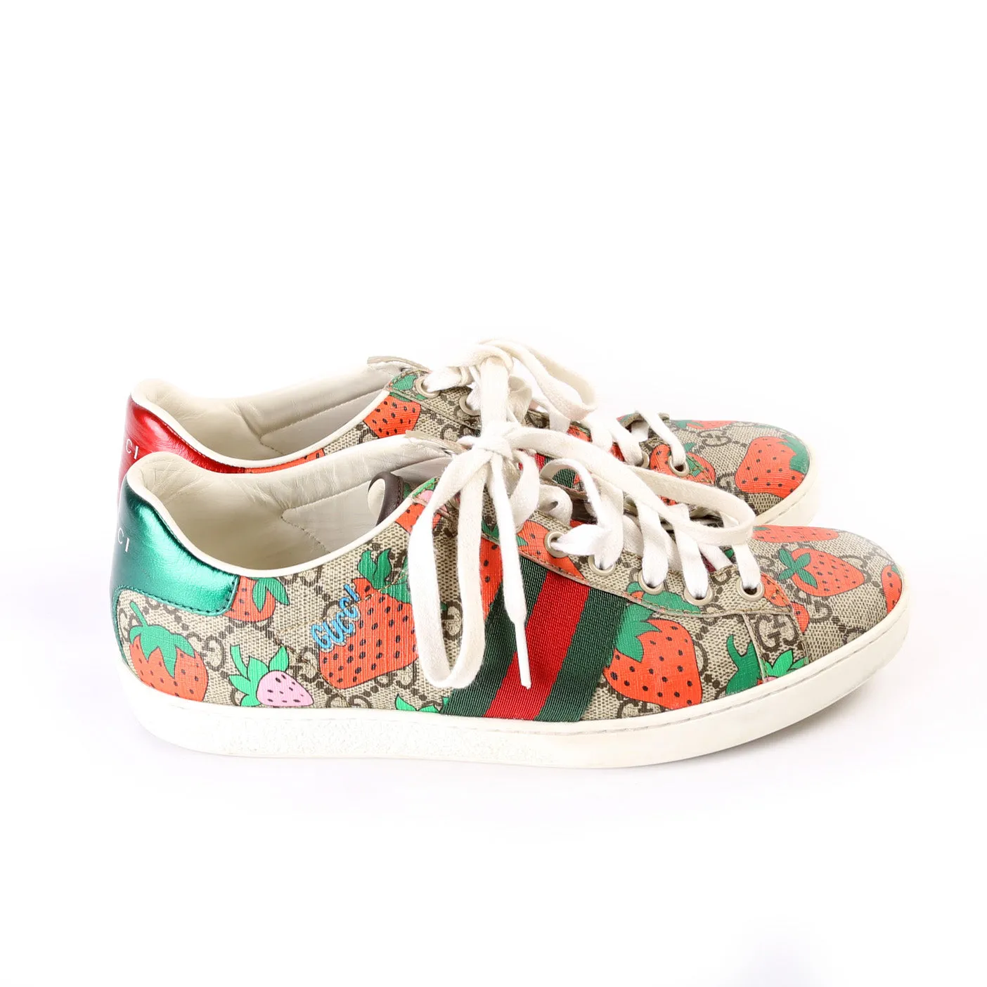 Ace Web Strawberry Sneakers Size 38