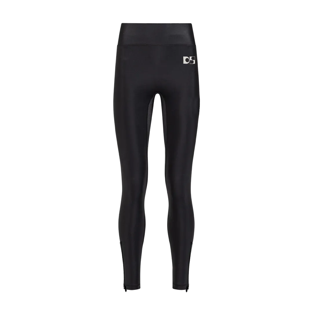 Active sportslegging with zipper