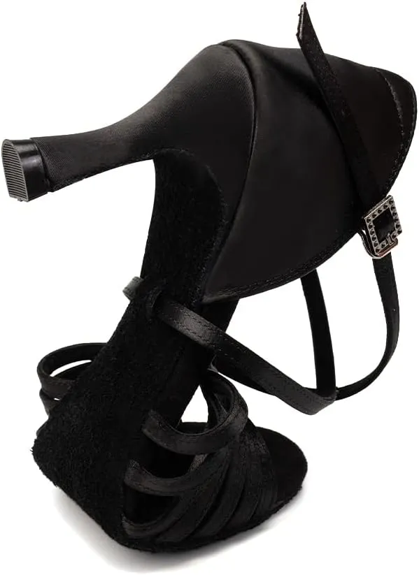 AOQUNFS Women's Latin Dance Shoes Professional Ballroom Salsa Practice Performance Dancing Shoes,Model EM1219