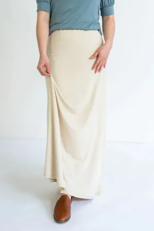 Aubrey Knit Maxi Skirt in Toasted Marshmallow - FINAL SALE