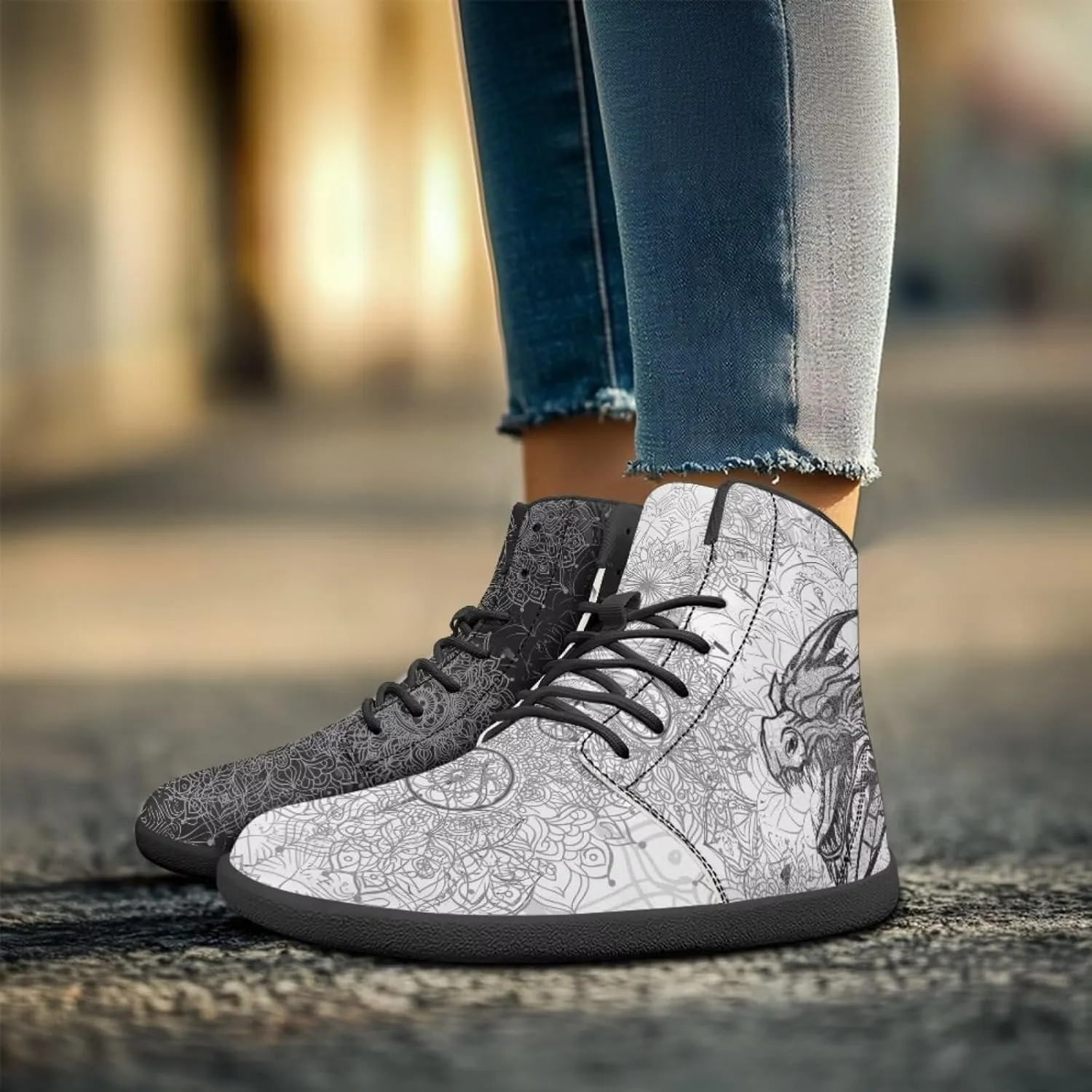 Binienty Barefoot Minimalist Shoes Mens Womens Wide Toe Cross Trainer Zero Drop Lace Up Sneakers