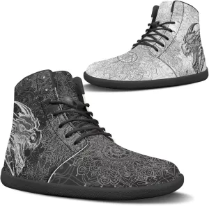 Binienty Barefoot Minimalist Shoes Mens Womens Wide Toe Cross Trainer Zero Drop Lace Up Sneakers