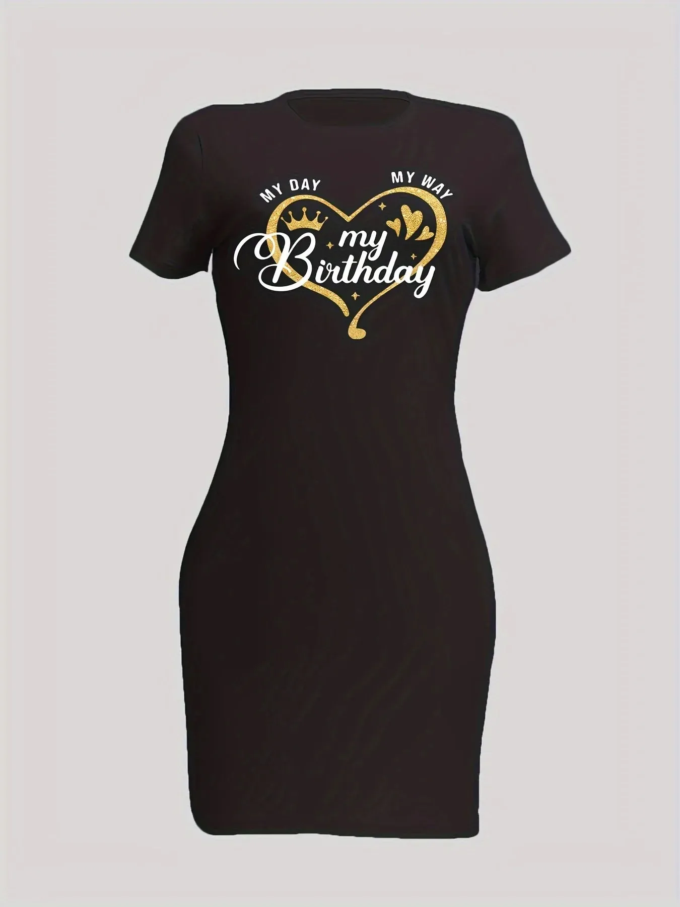 Birthday Girl Oversized T-Shirt Dress