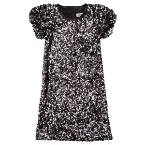 Black Sequin Dress..