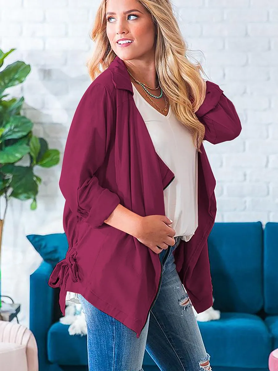 Breezy Babe Lightweight Lapel Jacket