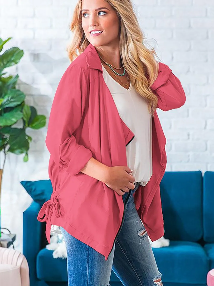 Breezy Babe Lightweight Lapel Jacket