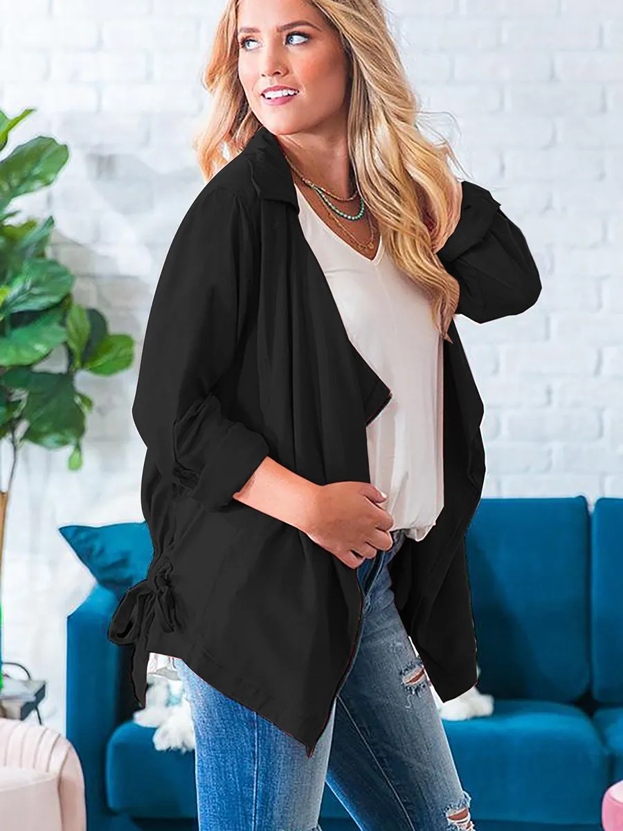 Breezy Babe Lightweight Lapel Jacket