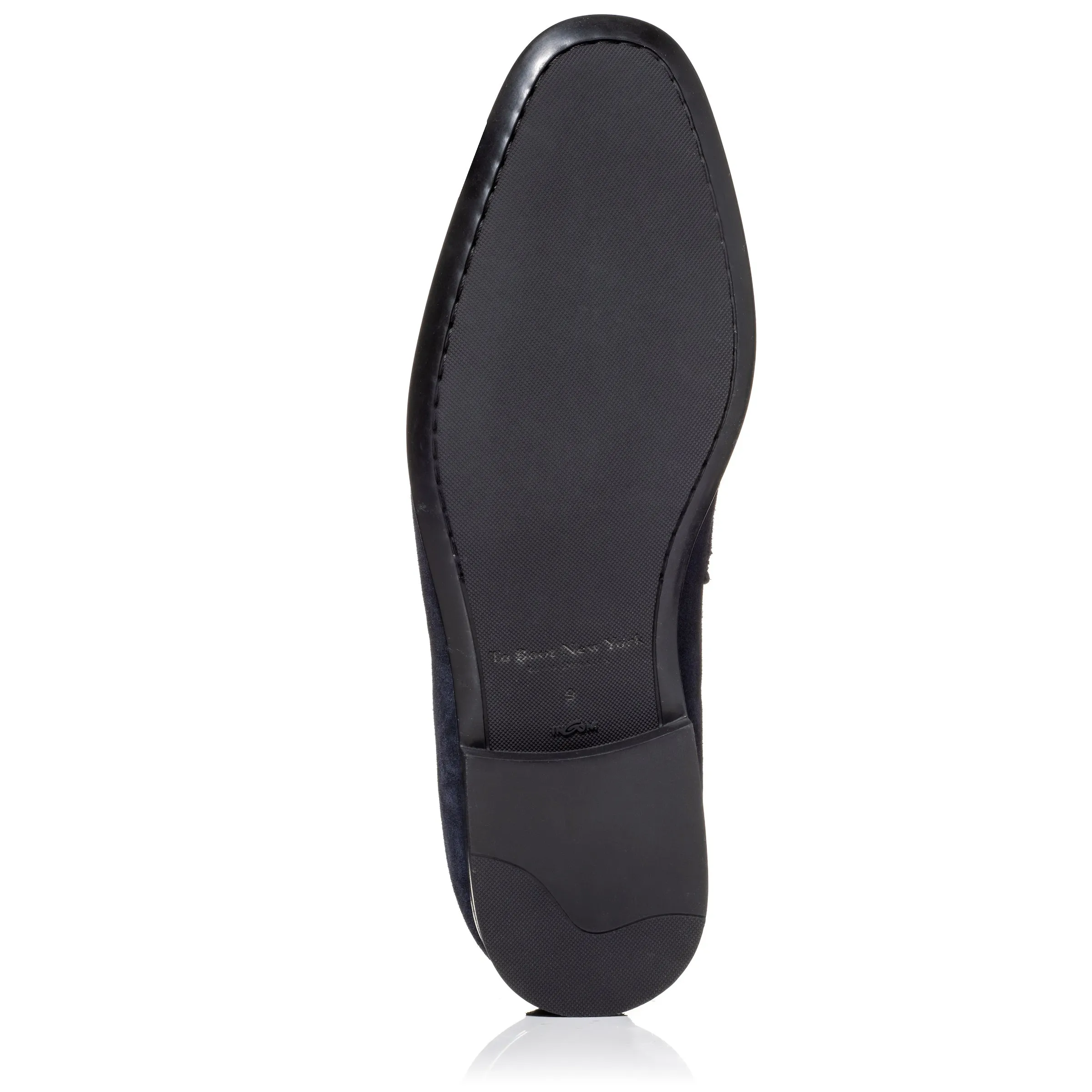 Chambers Navy Blue Suede Loafer