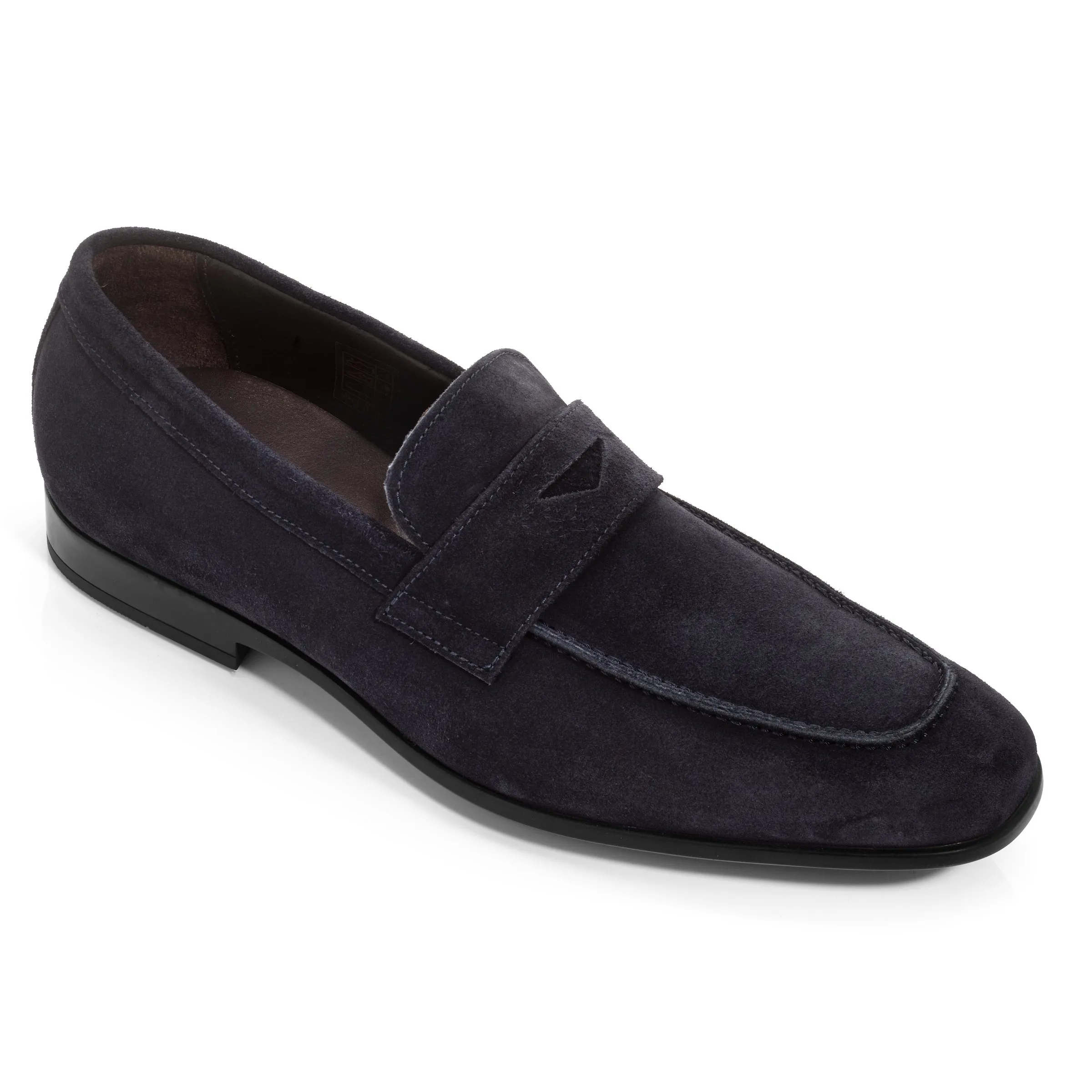 Chambers Navy Blue Suede Loafer
