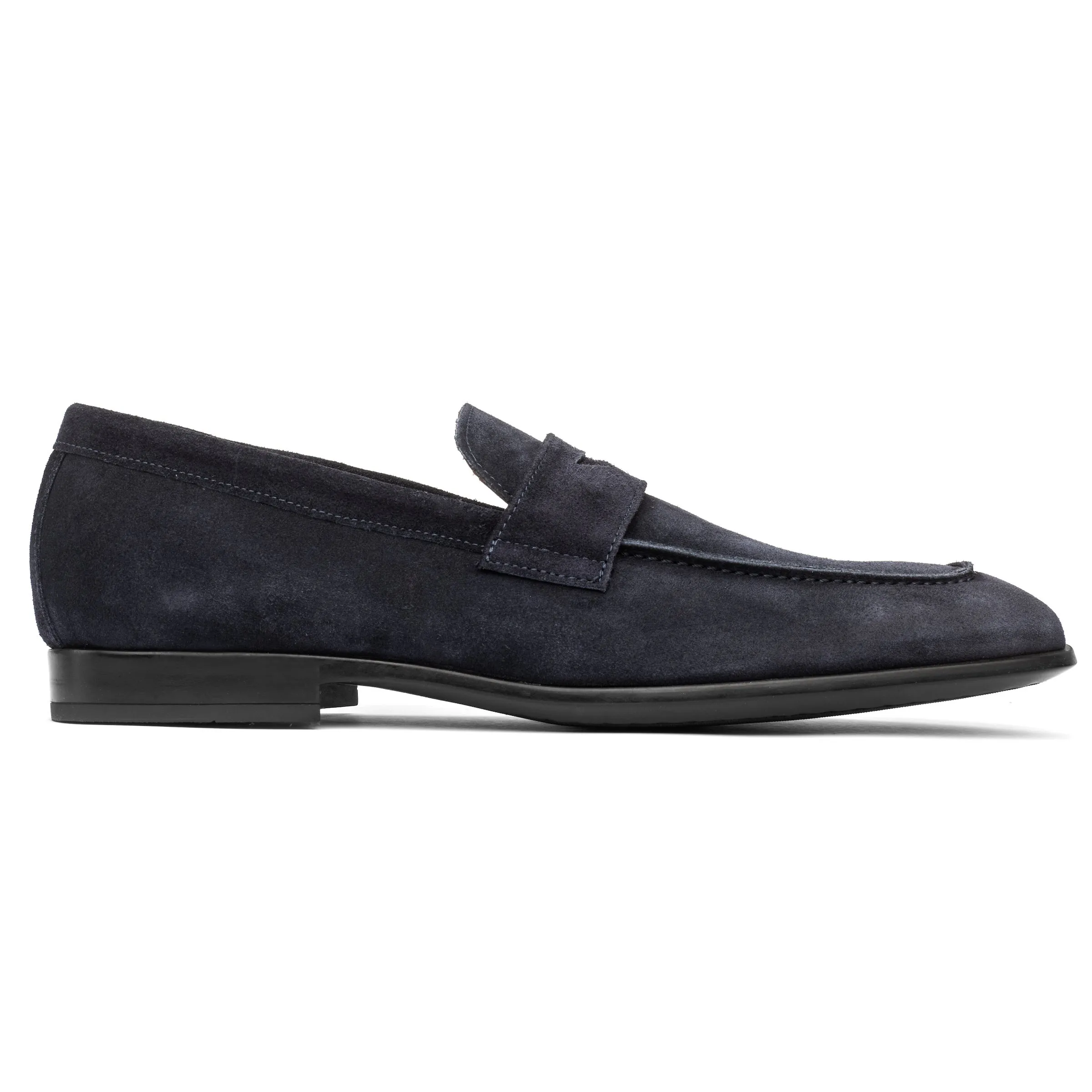 Chambers Navy Blue Suede Loafer