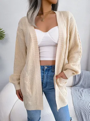 Chloe - Chic knitted cardigan with solid design for casual style