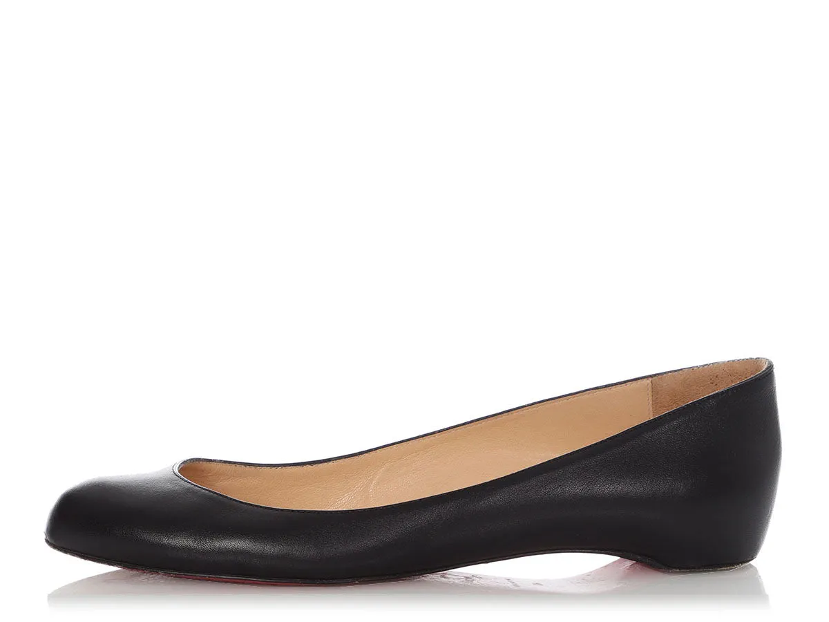 Christian Louboutin Black Fifi Flats