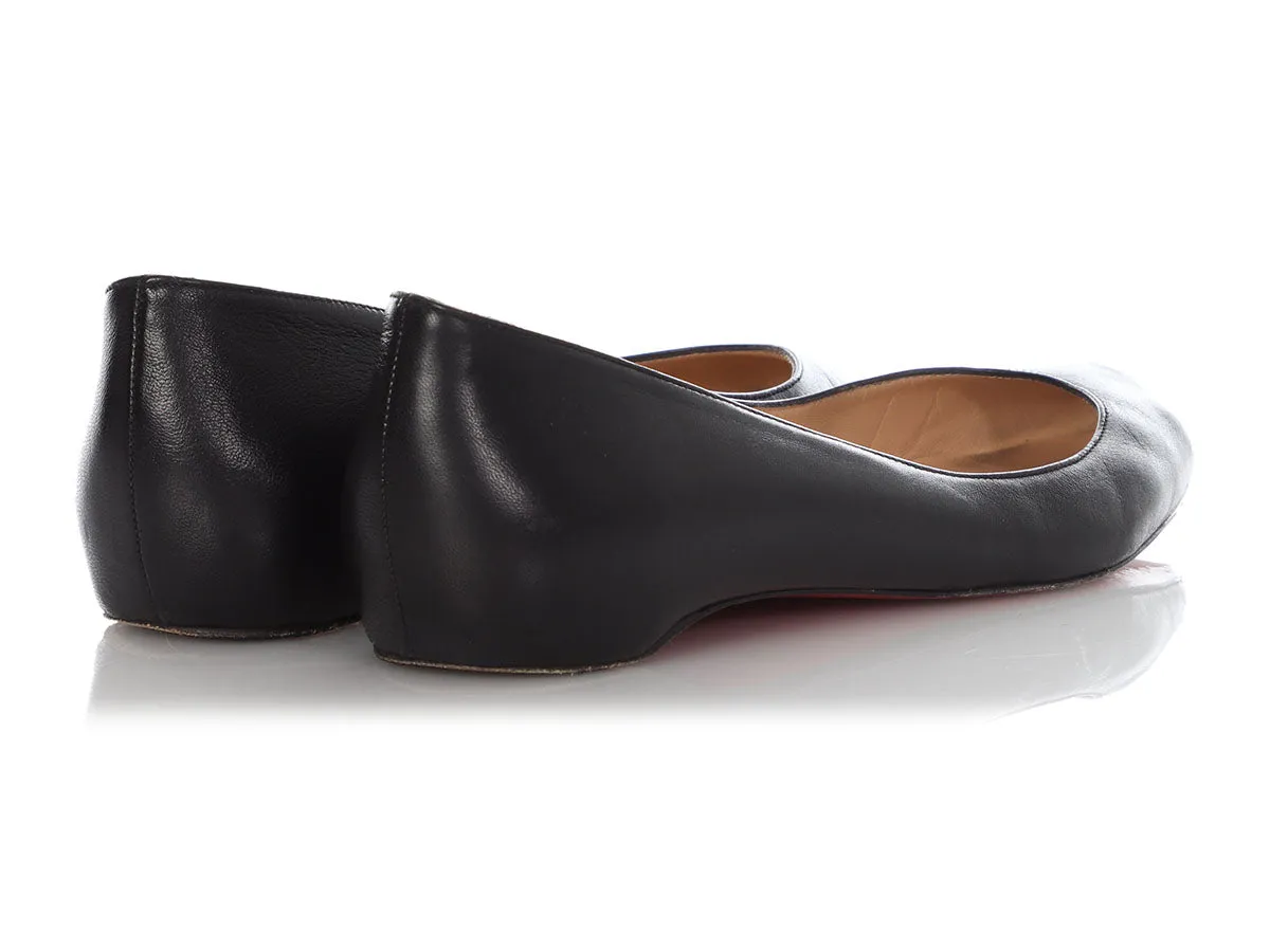 Christian Louboutin Black Fifi Flats