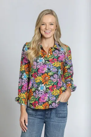 Classic Floral Button Up