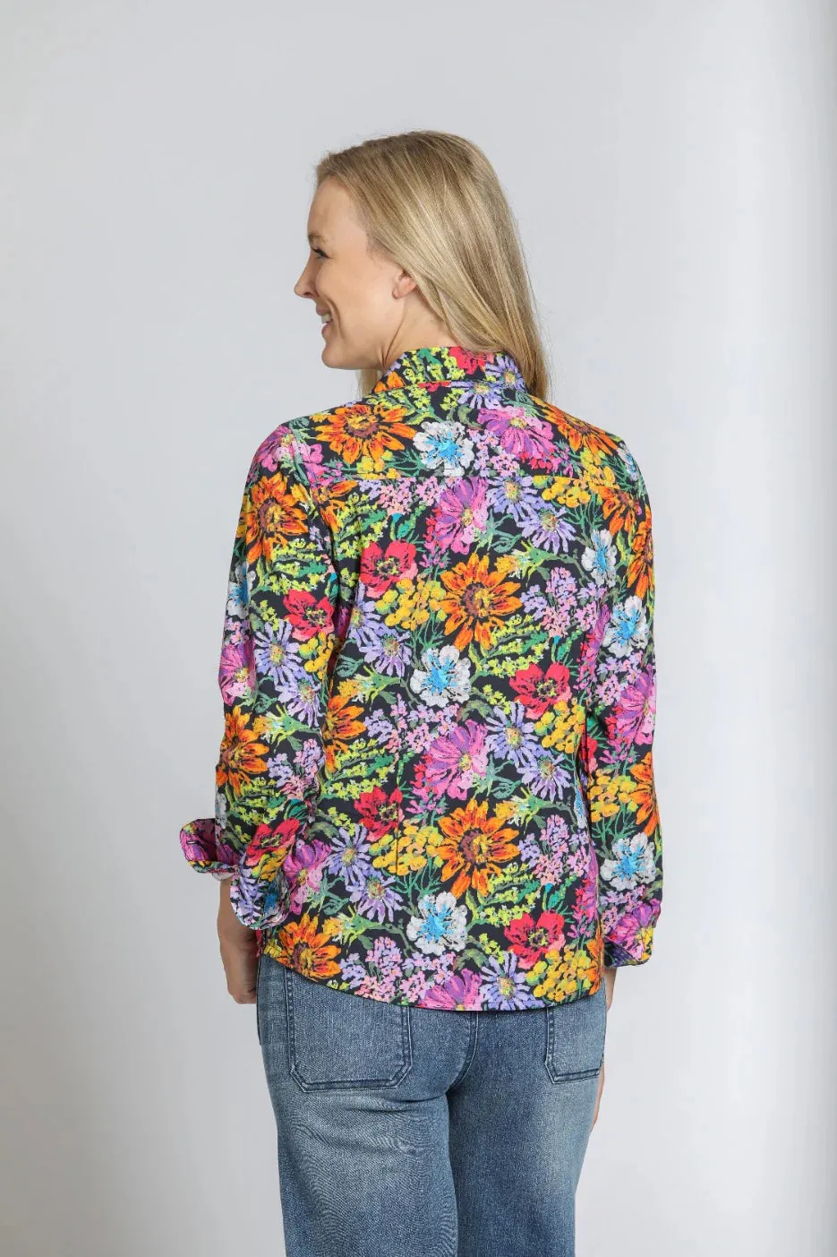 Classic Floral Button Up