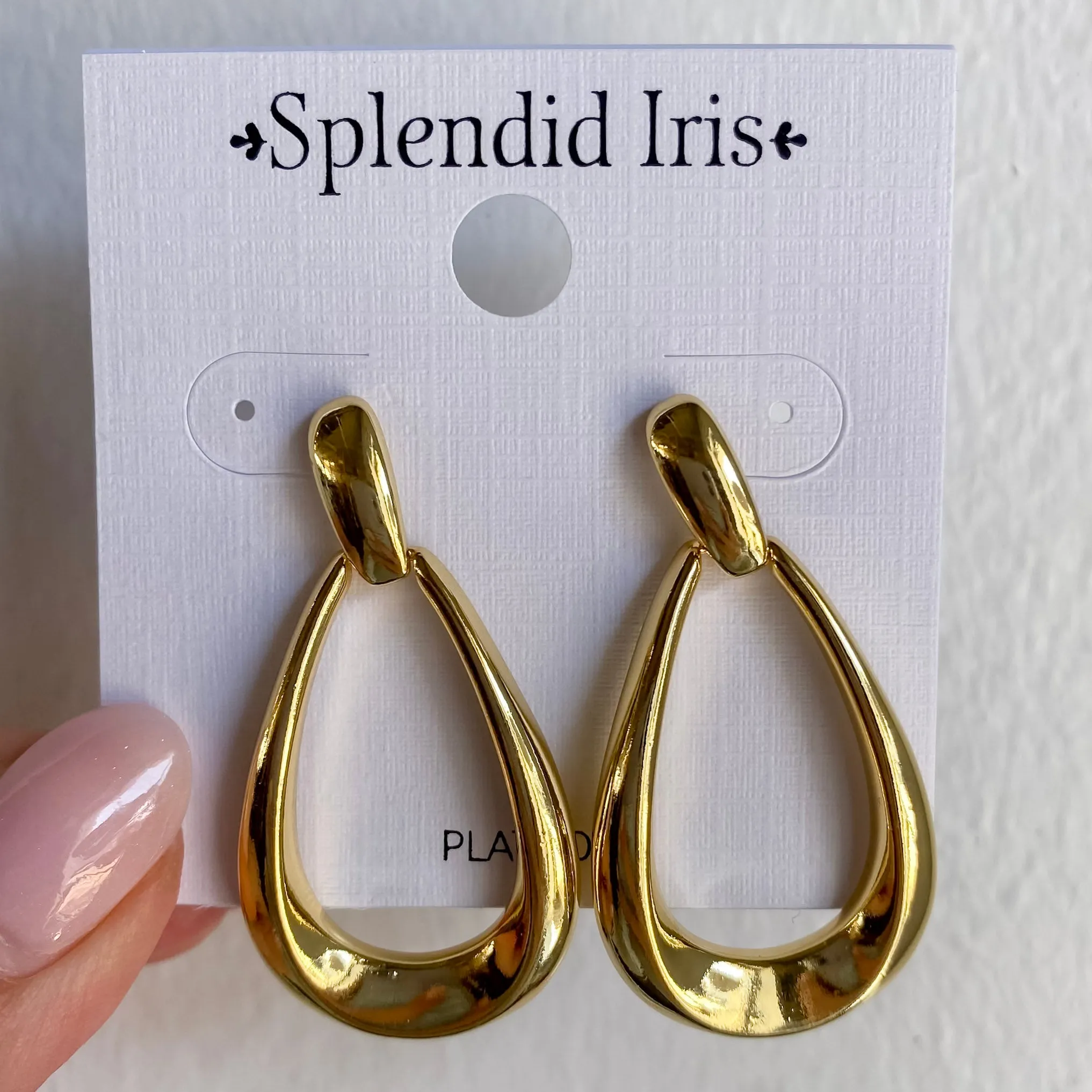 Contemporary Gold Earrings