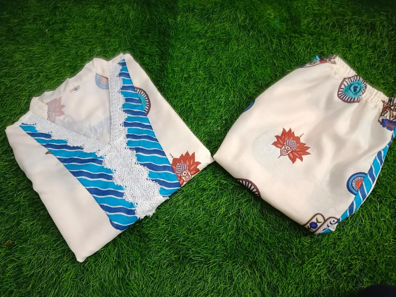 Cotton Slub Digital Print Co-ord Set