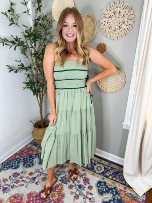 Drawstrings Tiered Maxi Skirt/Dress