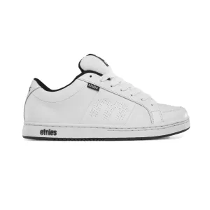 ETNIES Kingpin Leather Skate Shoes White/Black