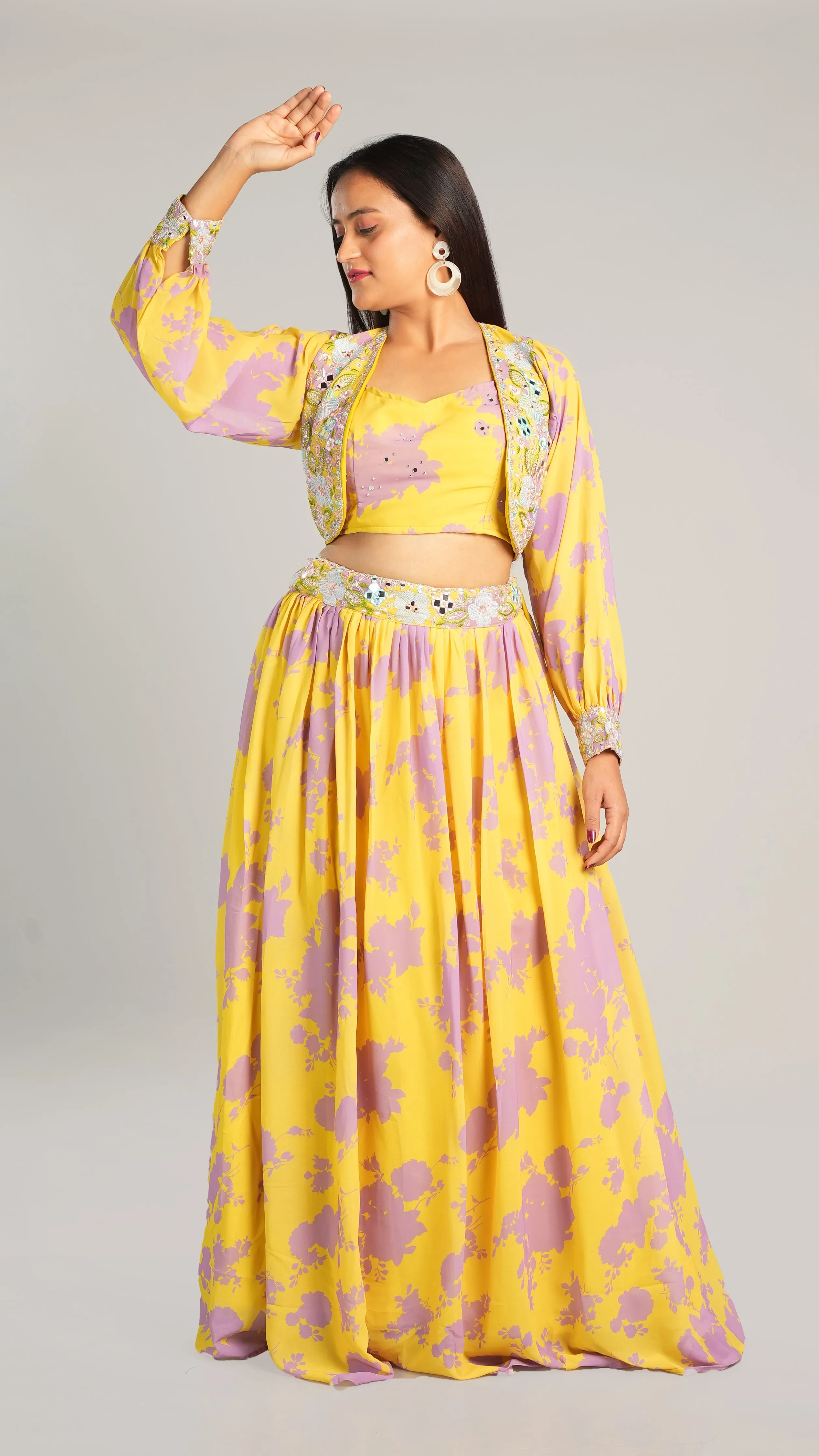 Floral Radiance LehengaSet