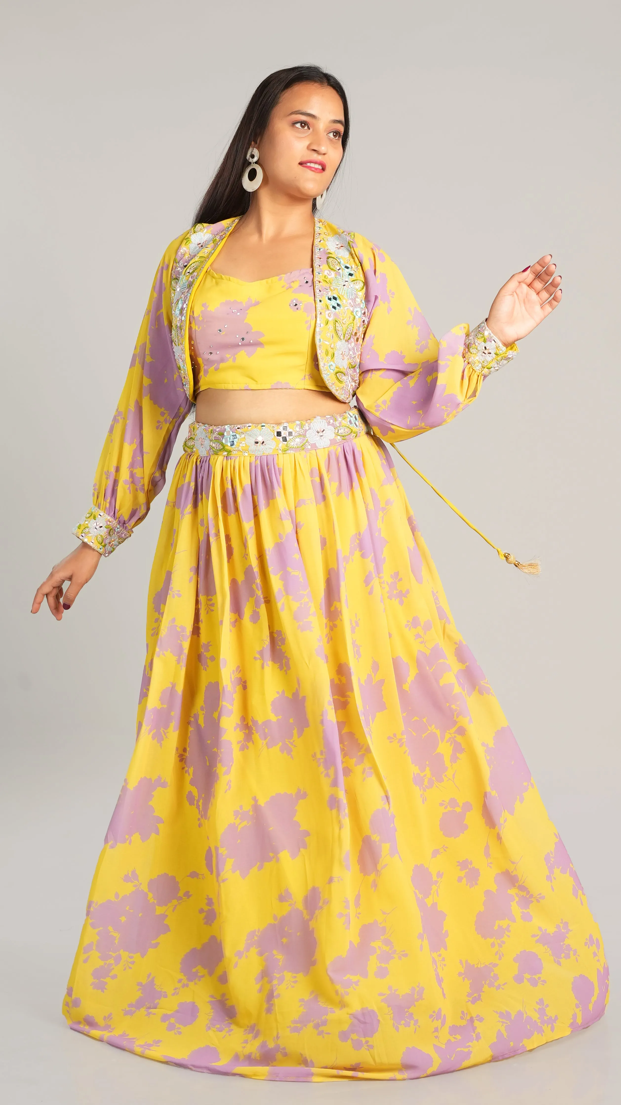 Floral Radiance LehengaSet