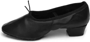 HIPPOSEUS Women's Leather Latin Dance Shoes Low Heel Ballroom Latin Dance Practice Shoes,Model 101