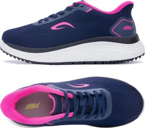 IIV Women Walking Shoes | Arch Support Orthotic Tennis Sneakers | Lightweight Cushioning Running Shoes for Plantar Fasciitis US 6-11