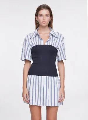 KALI DRESS (BLUE STRIPE)