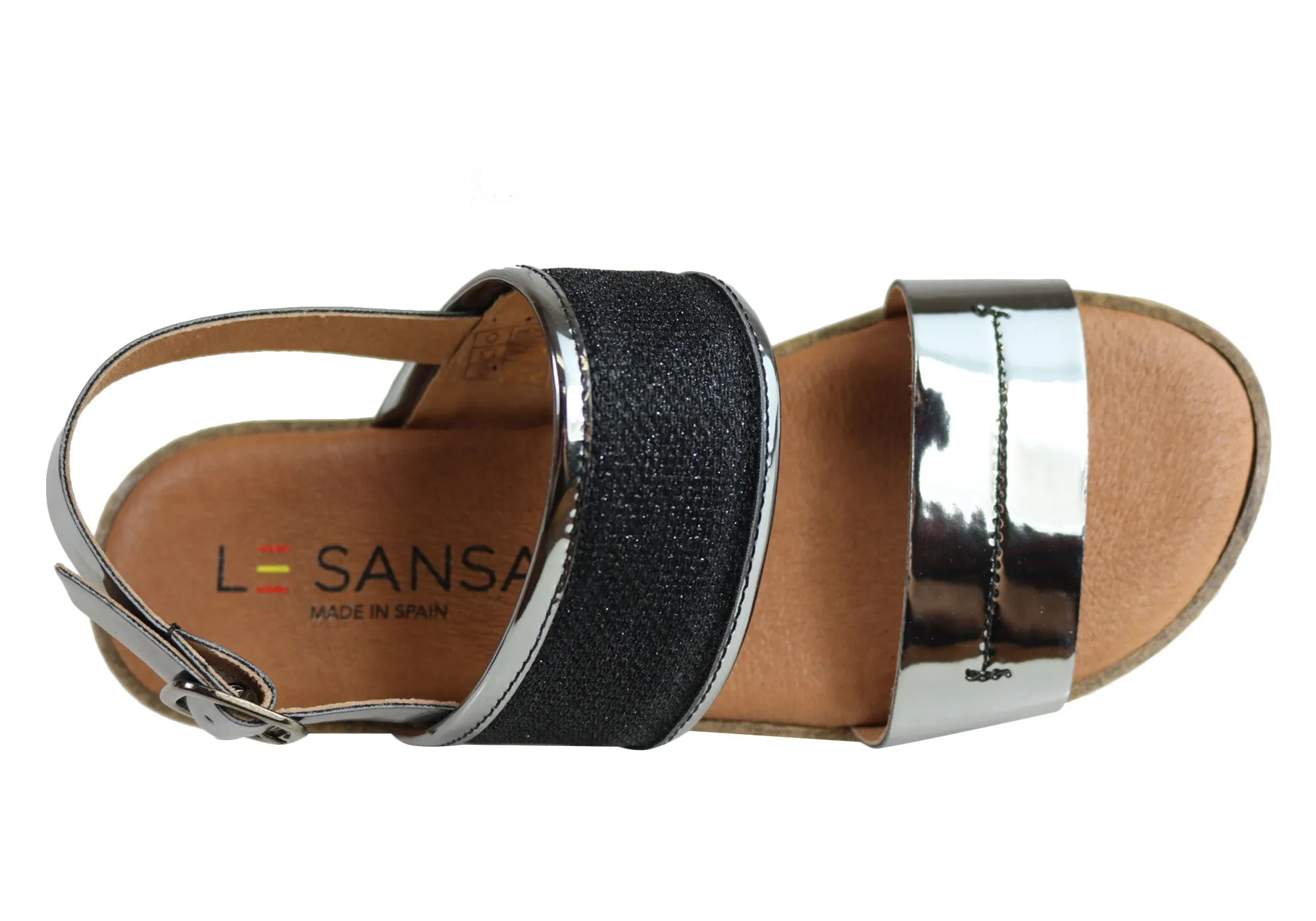 Le Sansa By CC Resorts Pamella Womens Comfy Flat Sandals Made In Spain