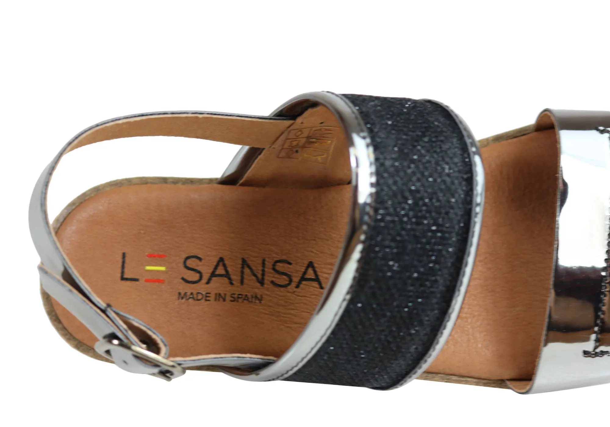 Le Sansa By CC Resorts Pamella Womens Comfy Flat Sandals Made In Spain