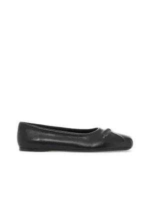 Leather Little Bow Ballerina
