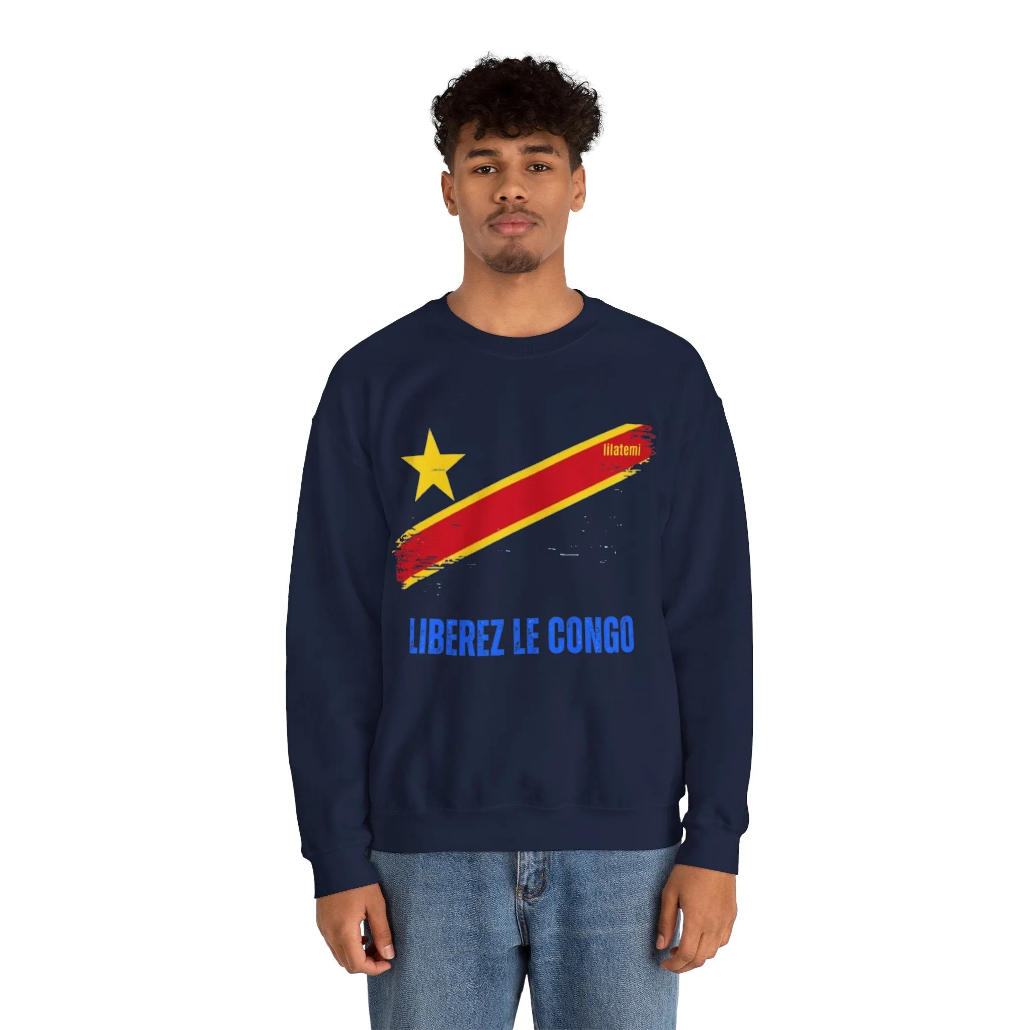 LIBREZ LE CONGO B  Sweatshirt Unisex Engag et Styl