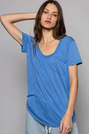 Loose Fit Scoop Neck Tee