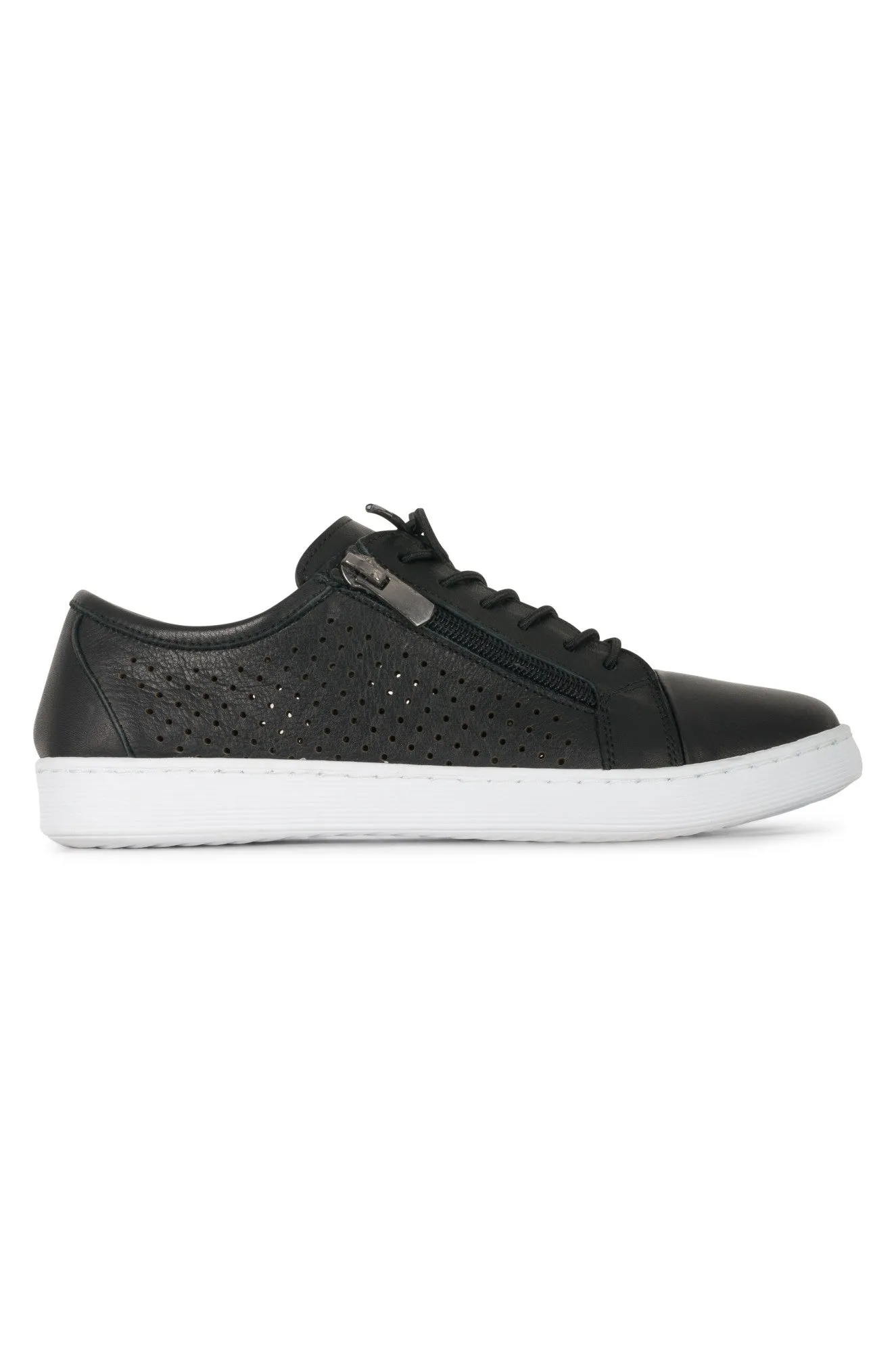 Made in Turkey Leather Sneaker | BLACK | KIMBERLEY AB