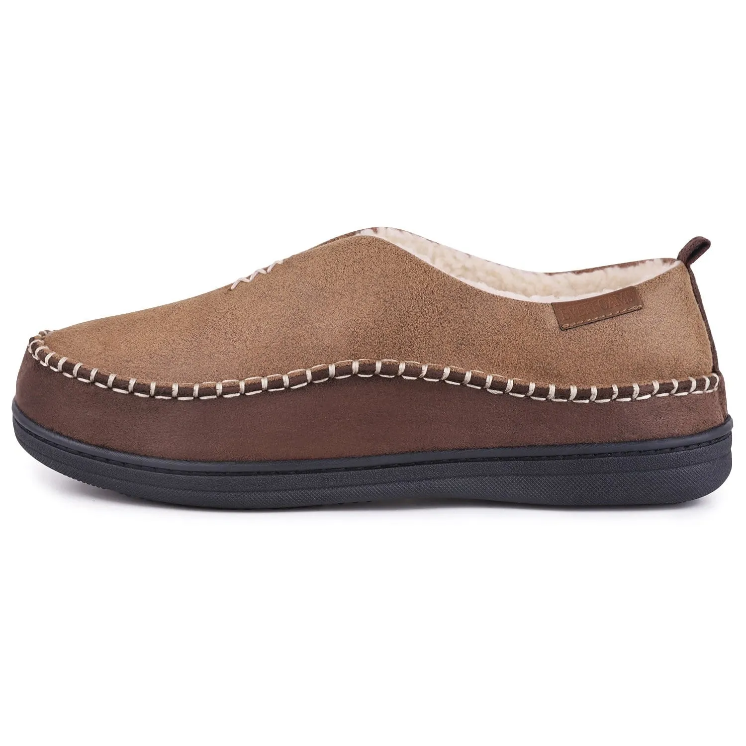 Men's Fuzzy Sherpa Moccasins Slippers