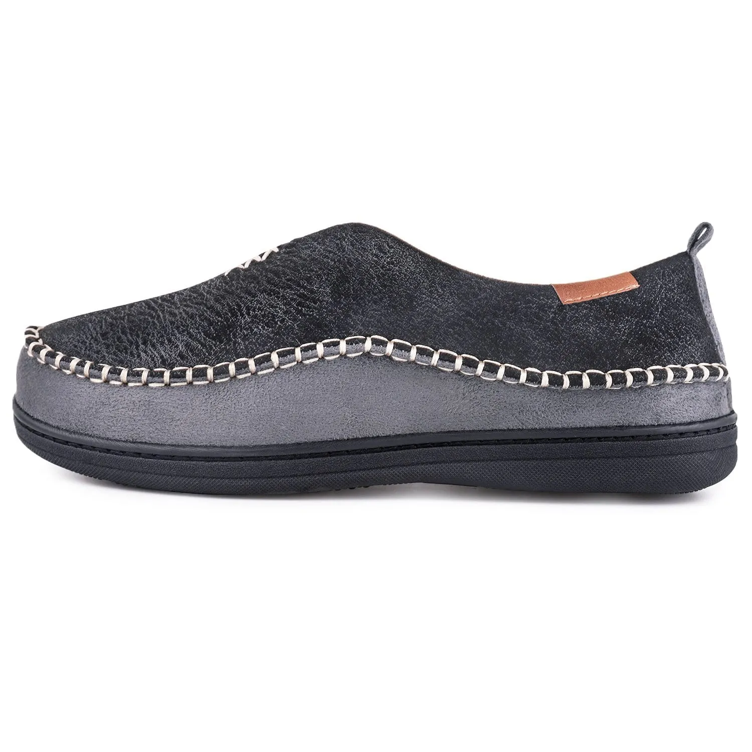 Men's Fuzzy Sherpa Moccasins Slippers