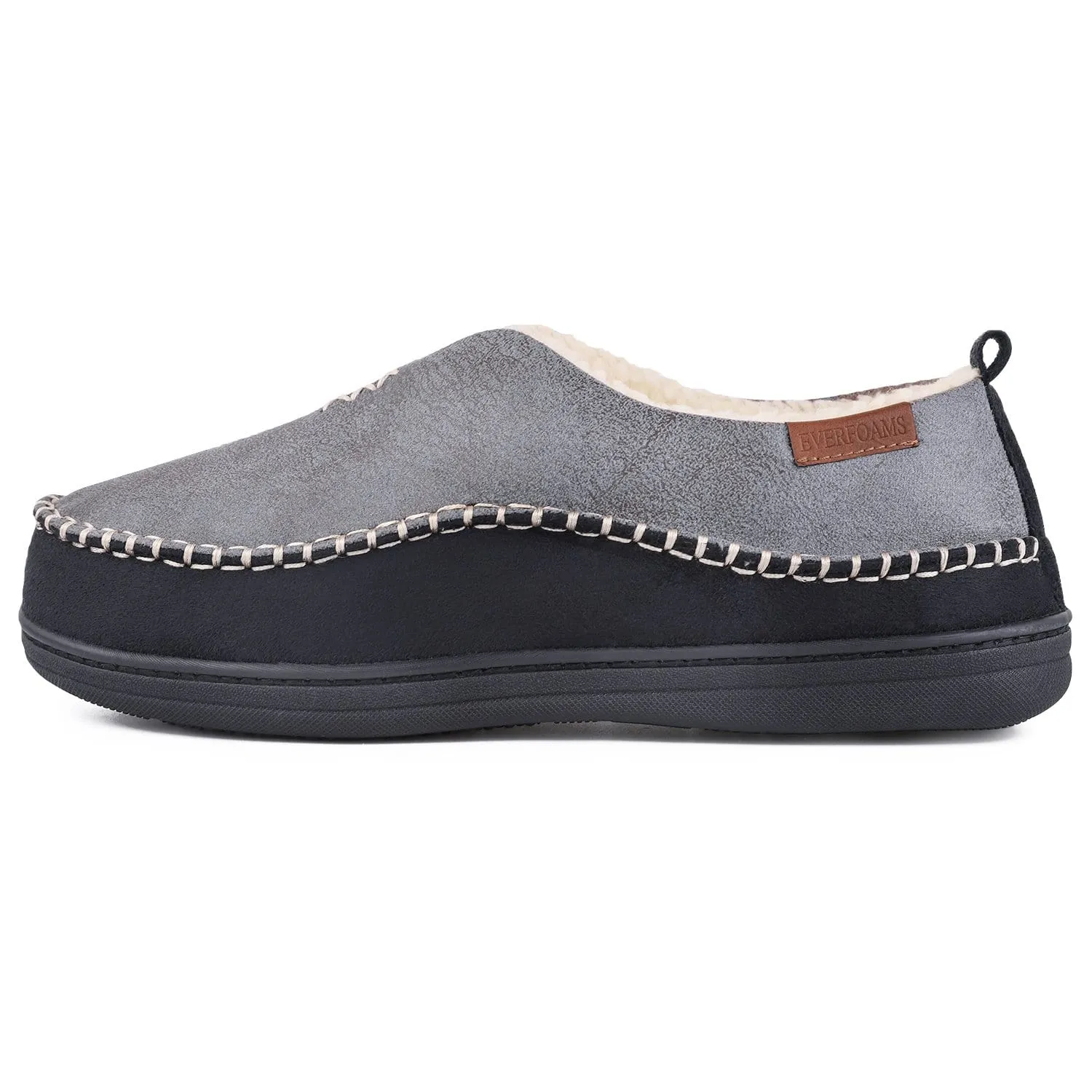 Men's Fuzzy Sherpa Moccasins Slippers