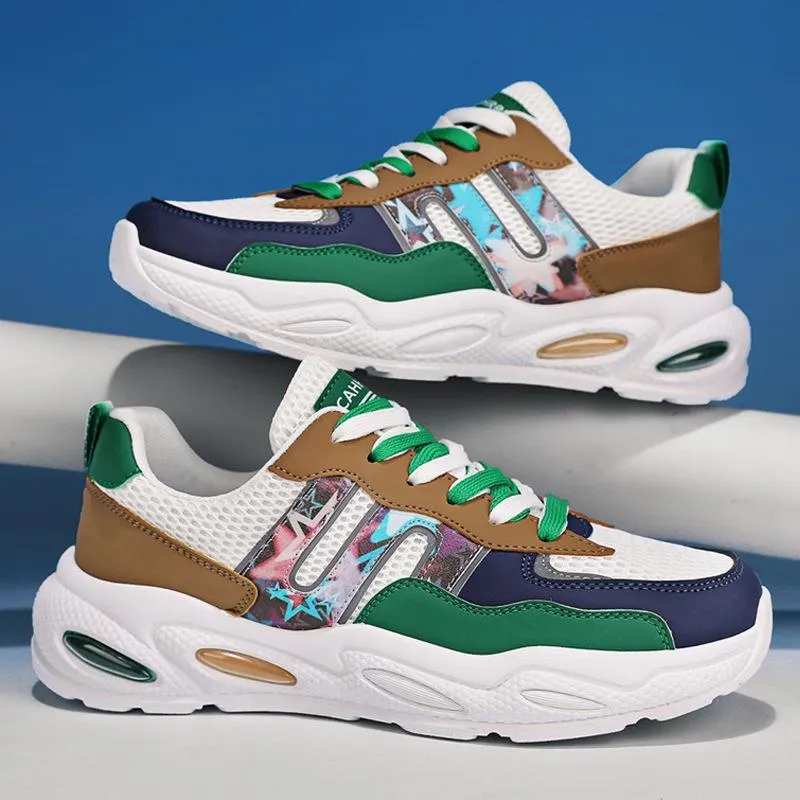 Men's summer mesh breathable trend versatile sports and leisure shoes