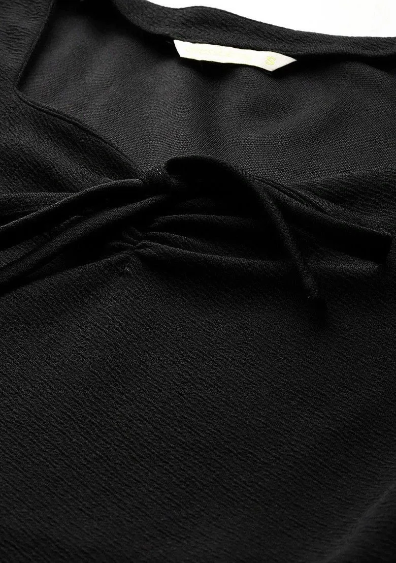 Modern Contrast Mini Dress