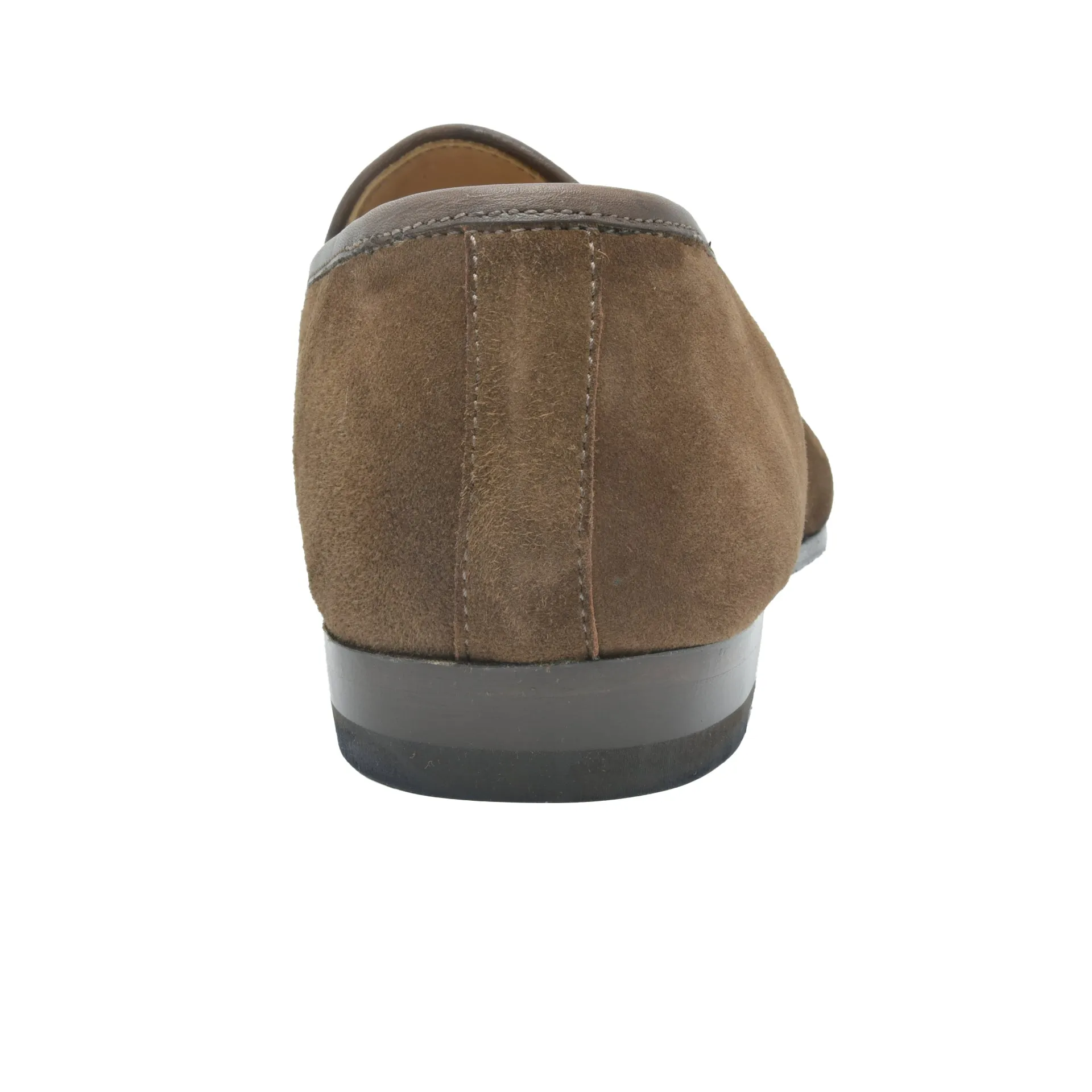 MTO Suede Belgian tassel loafers - brown