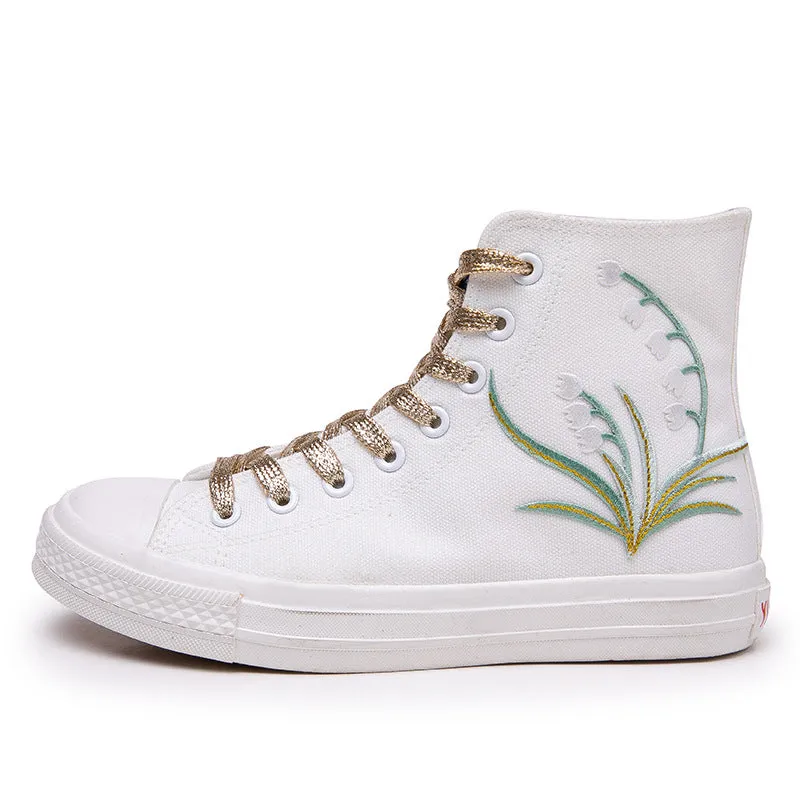 Nanccy Stylish Versatile High Top Canvas Shoes