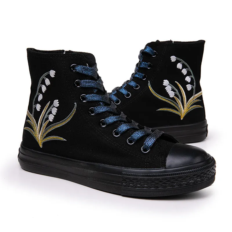 Nanccy Stylish Versatile High Top Canvas Shoes