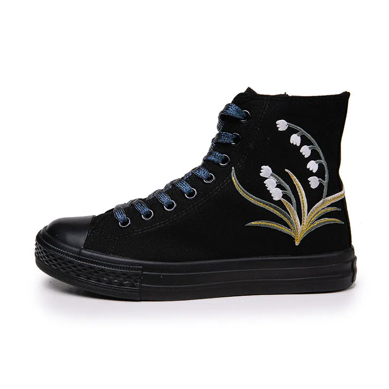 Nanccy Stylish Versatile High Top Canvas Shoes