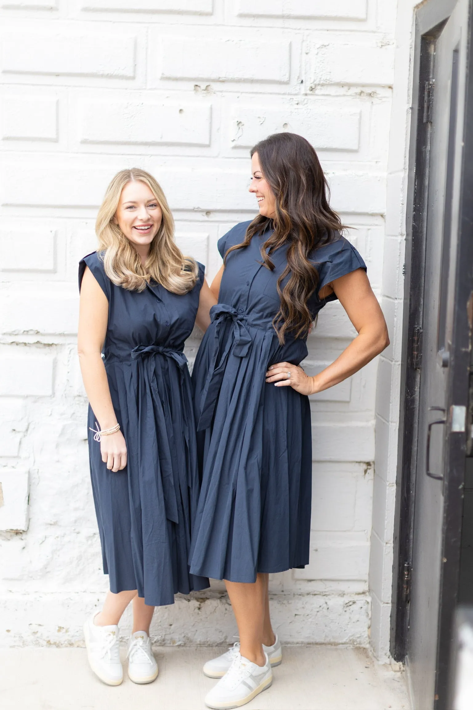Navy Collar Dress