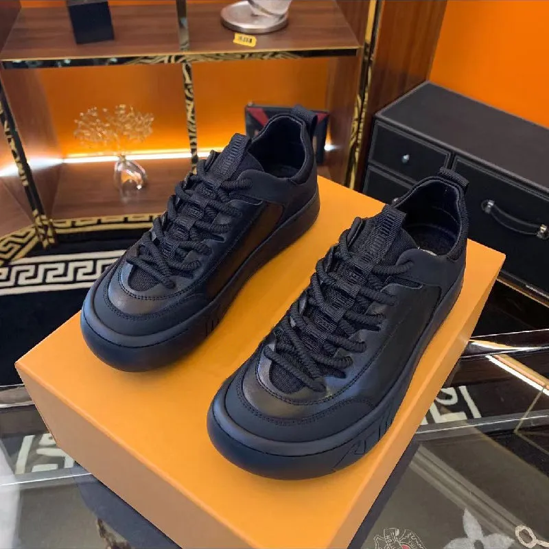 New pure leather casual men's shoes