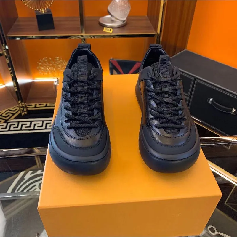 New pure leather casual men's shoes