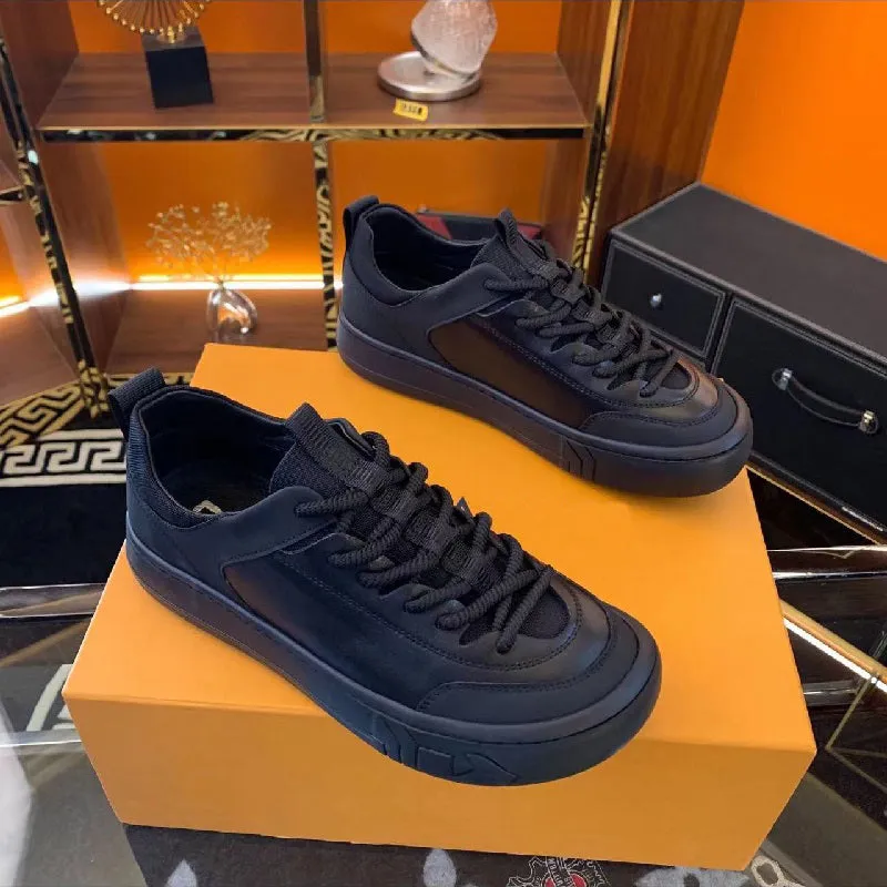 New pure leather casual men's shoes