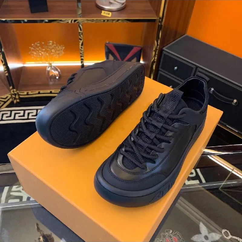 New pure leather casual men's shoes