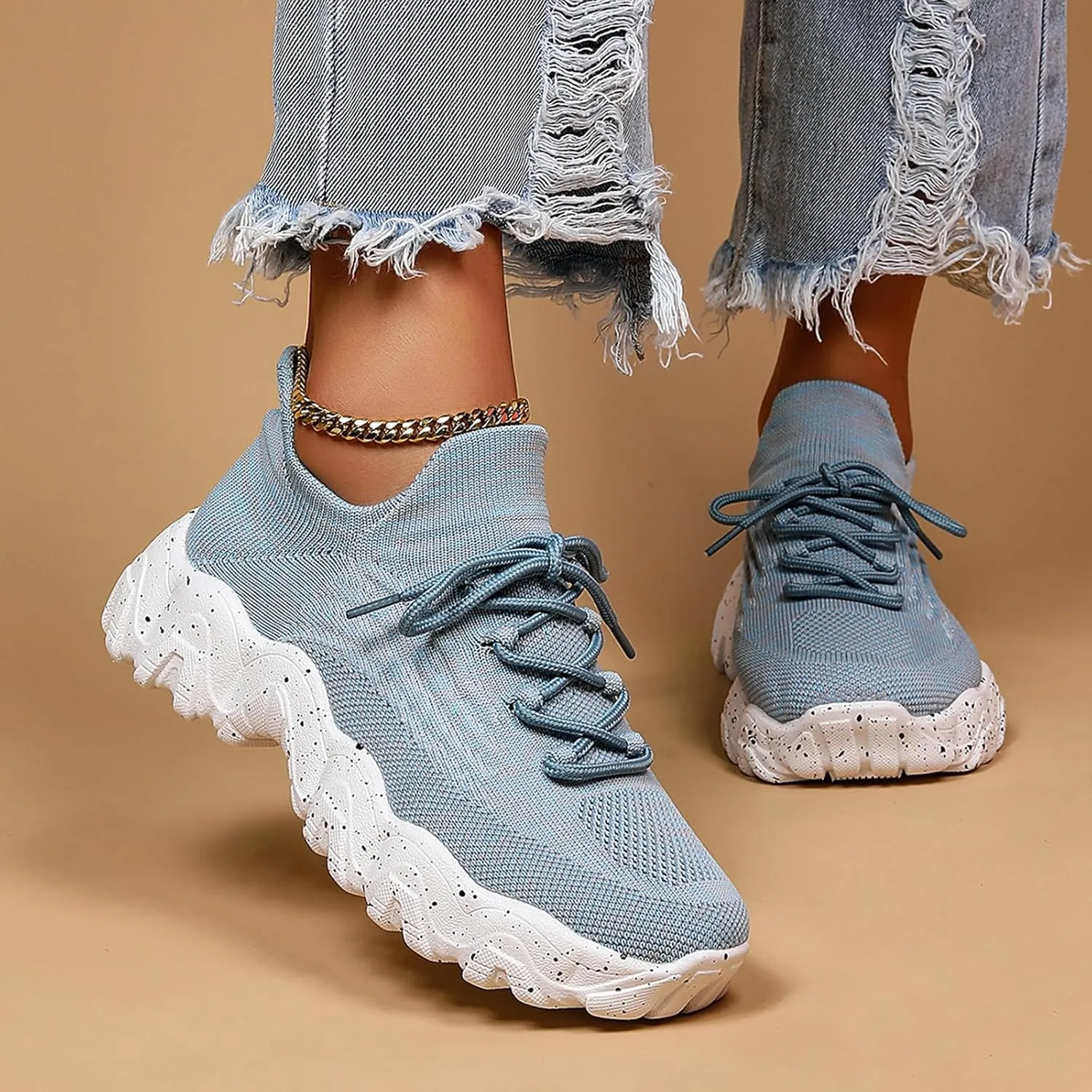 Nurse Babe Shoes,Nurse Babe Tennis Shoes Women,Mesh Breathable Lightweight Non-Slip Orthopedic Sneakers