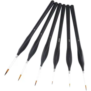 Pixiss Miniature Brushes Fine Tip; 6pc.